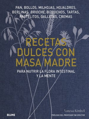 cover image of Recetas dulces con masa madre